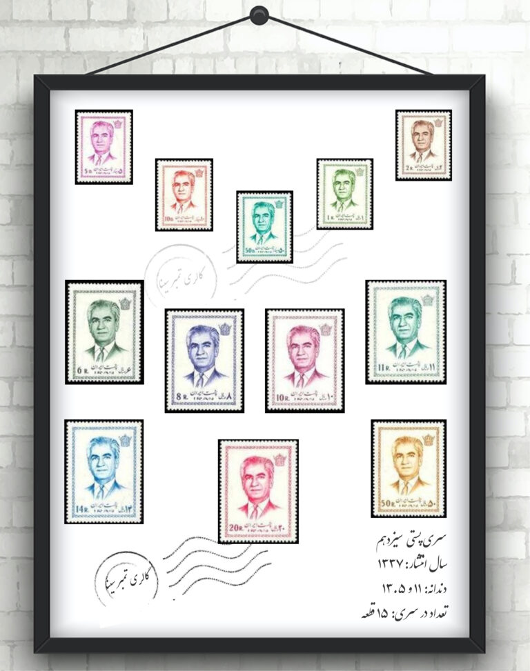 سری سیزدهم پستی جاری پهلوی