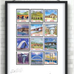 سری پستی پل‌ها اندازه بزرگ