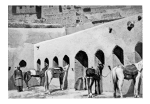 چاپارخانه ای در مسیر اصفهان در دوره قاجار