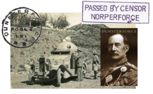 سانسور پستی قوای نظامی دانسترفرس و نورپرفرس انگلستان در ایران